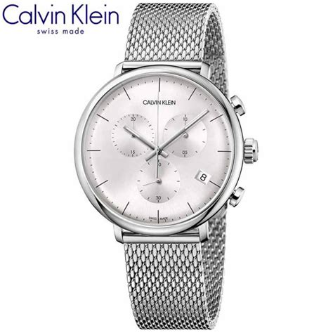 reloj calvin klein mujer plateado|calvin klein reloj hombre.